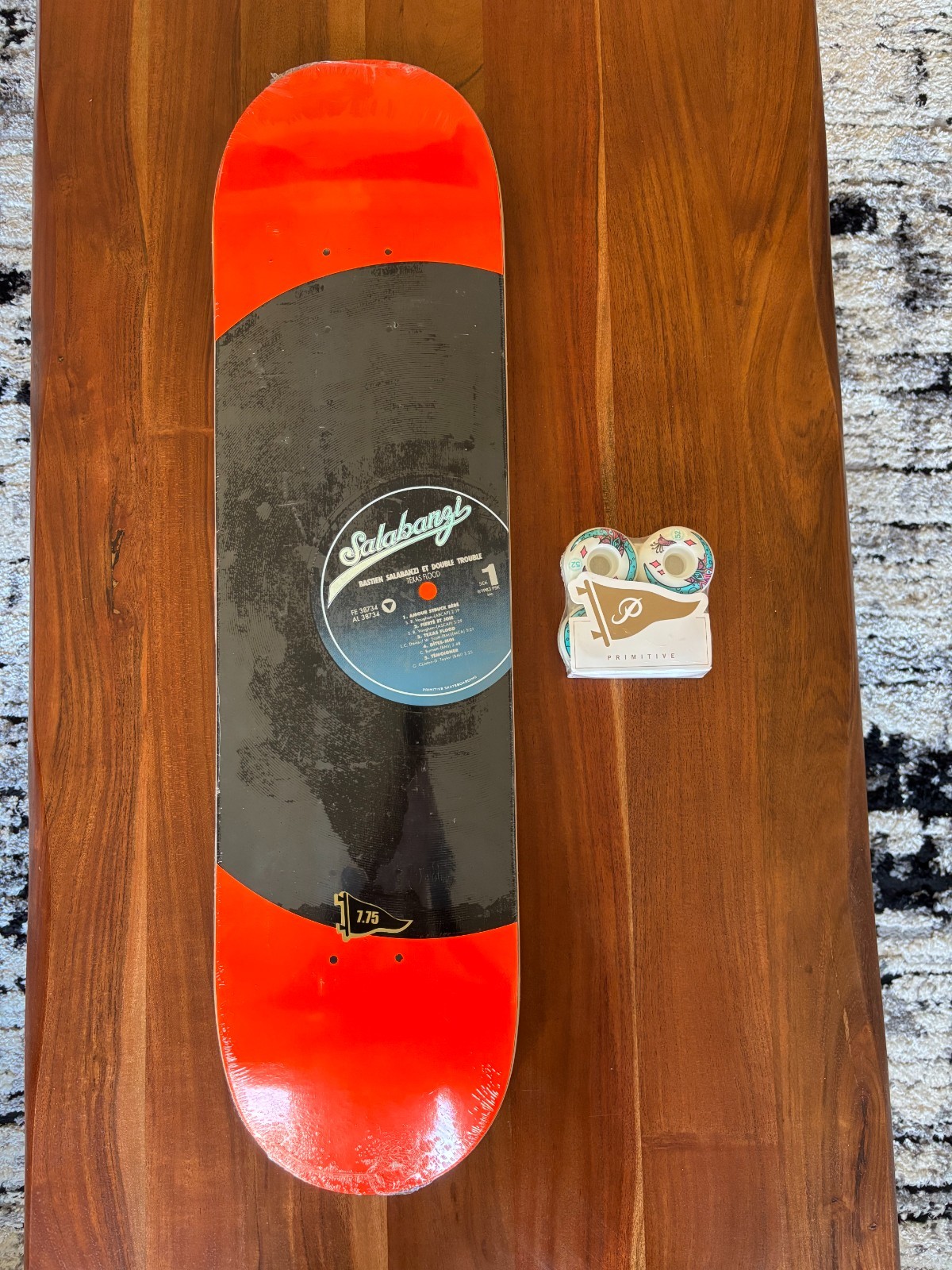 NOS Primitive Skateboard Deck Bastien Salabanzi Album - 7.75