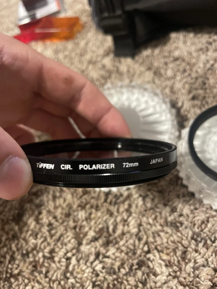 2 Vintage Tiffen Circular Polarizer Filter 72 mm, 62 mm (Never Used Before) - Image 2 of 4