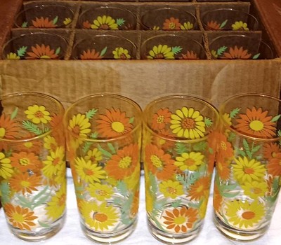 12 Vintage Libbey glasses Tumblers Never Used Mid Century Modern Original Box