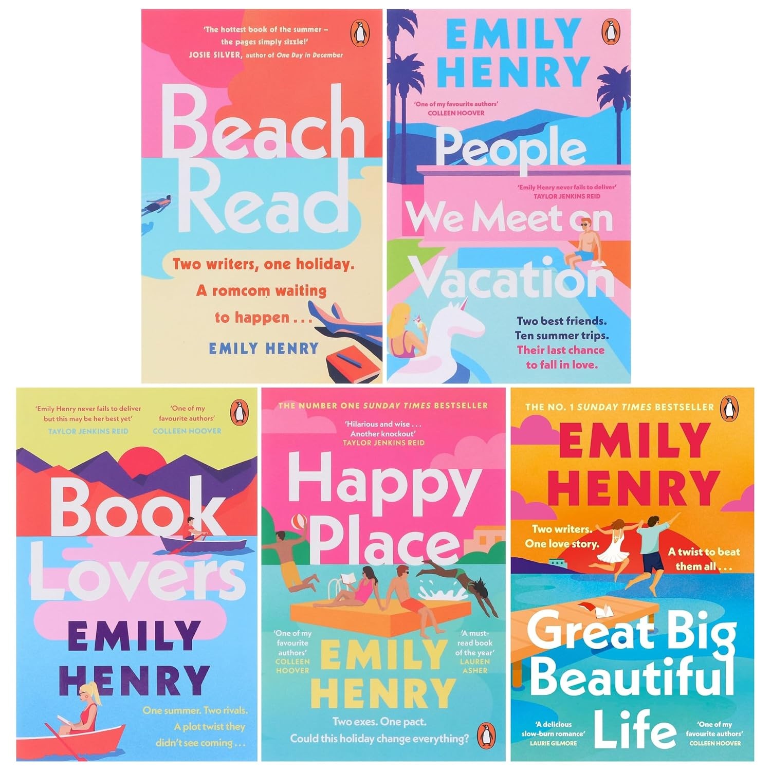 Emily Henry Collection 5 Books Set - Fiction - Paperback - Image 2