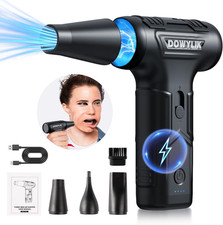 Compressed Air Duster, 220,000RPM Strong Compressed Air, Brushless Canned Air Du