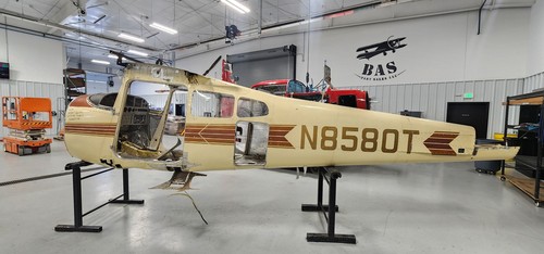 Cessna 182C Fuselage with Bill of Sale, Data Tag, Airworthiness, and Logs