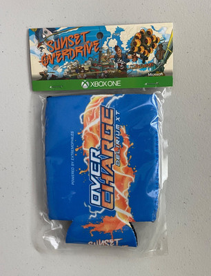 Sunset Overdrive Overcharge Delirium XT Koozie Can Cooler Promo Xbox One - NEW