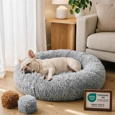 Memory Foam Orthopedic Dog Beds for Large Size Dogs,36 Inch,Grey Grey