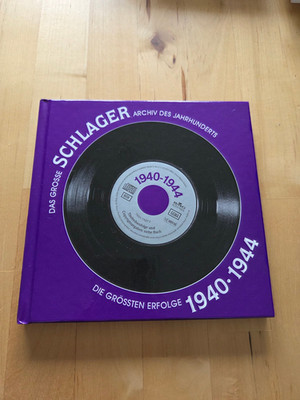 DAS GROSSE SCHLAGER ARCHIV DES JAHRHUNDERTS - Die Erfolge 1940-1944 - CD + Buch
