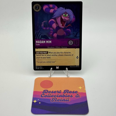 Disney Lorcana TCG Madam Mim - Snake 49/204 Cold Foil Rise of the Floodborn NM