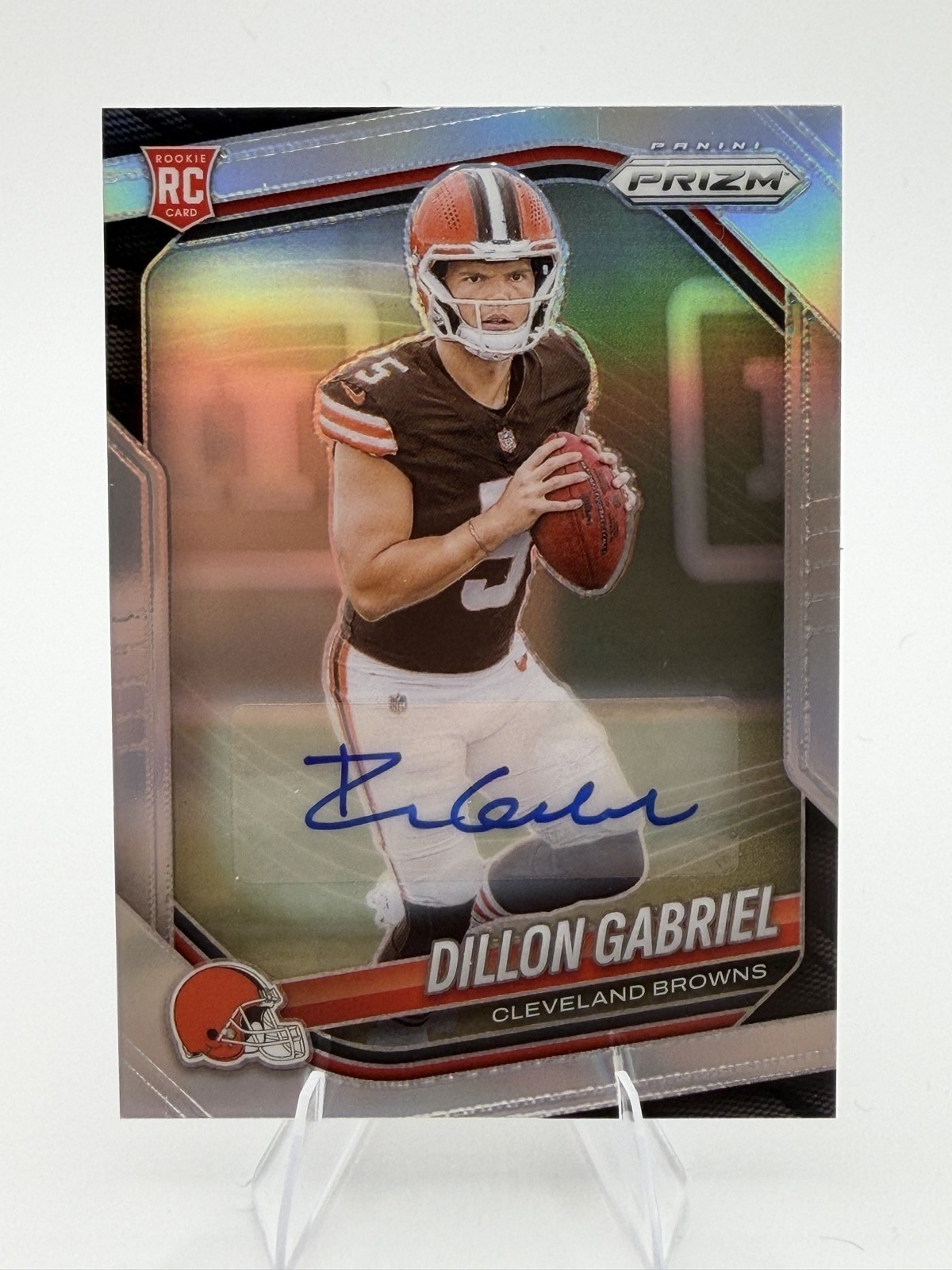 2025 Panini Prizm - Rookies Dillon Gabriel #372 Silver Prizm Autographs (AU, RC)
