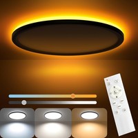 Led Deckenleuchte Dimmbar - 24W 2400LM Deckenlampe Mit Fernbedienung