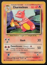 Charmeleon Base Set 4th Print 1999-2000 24/102 LP 49
