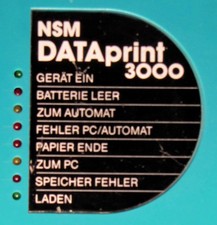 NSM Dataprint 3000 Drucker für Spielautomaten, Geldpsielautomaten