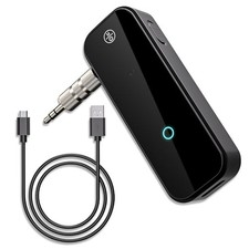 Aux Bluetooth Adapter Portable 3.5mm Blue-tooth Aux Adapter for Car 2 in 1