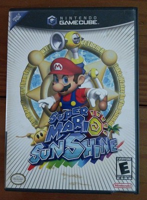 Super Mario Sunshine, Game And Case (Nintendo GameCube, 2002)