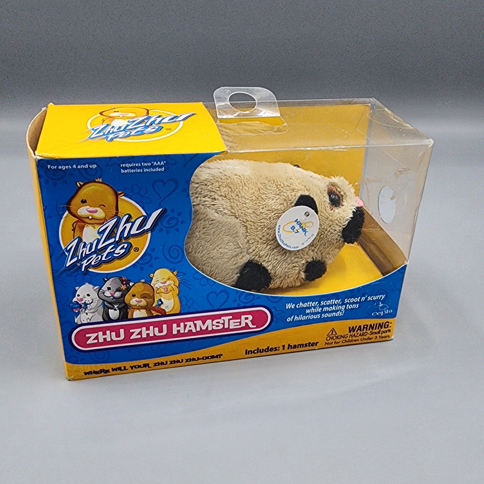 Zhu Zhu Pets Hamster HANK 8.7 / Brand New In Box / SEALED / RARE!!