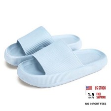 Cloud Slippers for Women and Men, Pillow 12.5-13.5 Women/11-12 Men Baby Blue