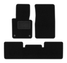 Velours-Fußmatten für Mercedes G W461 1978-2008 SUV 3-tlg Schwarz LUX KFZ Set Velours-Fußmatten für Mercedes G W461 1978-2008 SUV 3-tlg Schwarz LUX KFZ Set