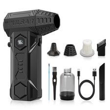 Compressed Air Duster, 180000RPM Electric Air Duster with Vacuum, Rechargeabl...