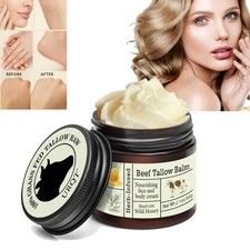 1/2/3X Beef Tallow for Skin Tallow Balm with Raw Honey Whipped Face Moisturizer