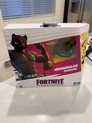 Hasbro Fortnite Victory Royale Series MEOWSCLES (SHADOW) Delux Action Figure NIB