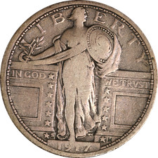 1917-S Type 1 Standing Liberty Quarter