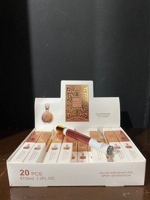 20Pcs WHITE FAKHER LATTAFEH Travel Size 35 ML  Eau De Parfum (Wholesale Deal)