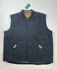 Venado 3XL Mens Concealed Carry Vest Black Heavy Duty Canvas Inside Pockets NEW