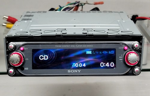 SONY CDX-M9900 FM/AM CAR Audio Compact Disc Player TESTED WORKS See video