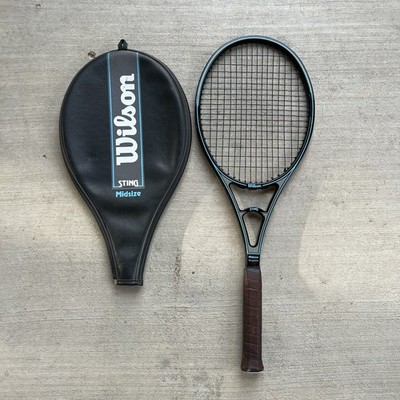 Wilson Sting Midsize Graphite Tennis Racquet w/ Case Vintage Classic 4 1/2
