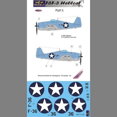 LF Models C32124 1/32 F6F-3 Hellcat part II.