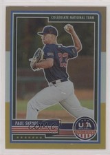2023 USA Baseball Stars & Stripes Bronze Silver and Gold Prizm Paul Skenes r9d