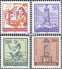 Yougoslavie 2520,2531,2537,2573 neuf 1992 timbres