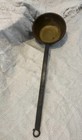Antique Brass Ladle with Hand Forged Long Iron Handle 20" Dipper Scoop — photo 1