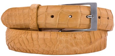 Mens Rodeo Wear Belt Cowboy Leather Mango Genuine Alligator Skin Size 36, 38