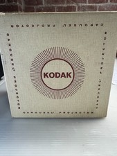 Kodak Carousel 750 Slide Projector w/ Original Box Extra Lamp No Slide Tray