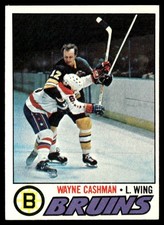 1977-78 Topps Hockey Card Wayne Cashman Boston Bruins #234 EX-MT+