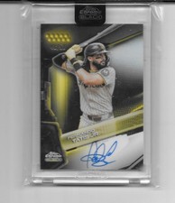 2026 TOPPS CHROME BLACK FERNANDO TATIS JR AUTO GOLD AUTOGRAPH # 48/50 PADRES