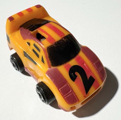 Vintage Remco Micro Power Breakers Car Exotic Collection Orange & Purple
