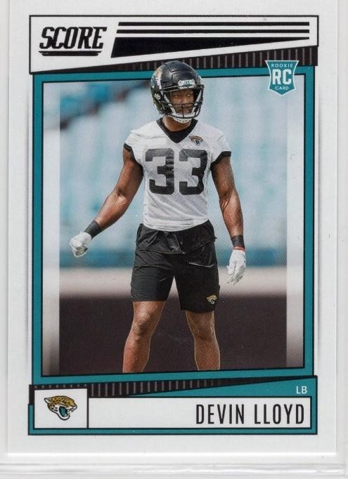 2022 Score - Rookies Devin Lloyd #350 (RC)