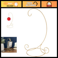 Large Gold-toned Ornament Stand Set - 12.25" H, Decorative Display Holder, Pack