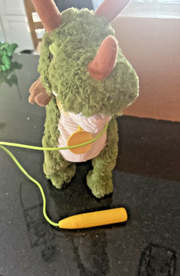 Member's Mark Walking Dinosaur Plush Toy Triceratops Moves Works