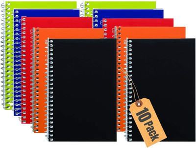 Wirebound Spiral Memo Books, Memo Pads, 4'' X 6'', College Ruled, Small Notepad 4X