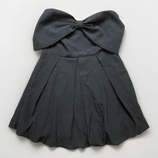 Meet Me In Santorini Dress Little Black Dress Bow Front Women’s Size Large New