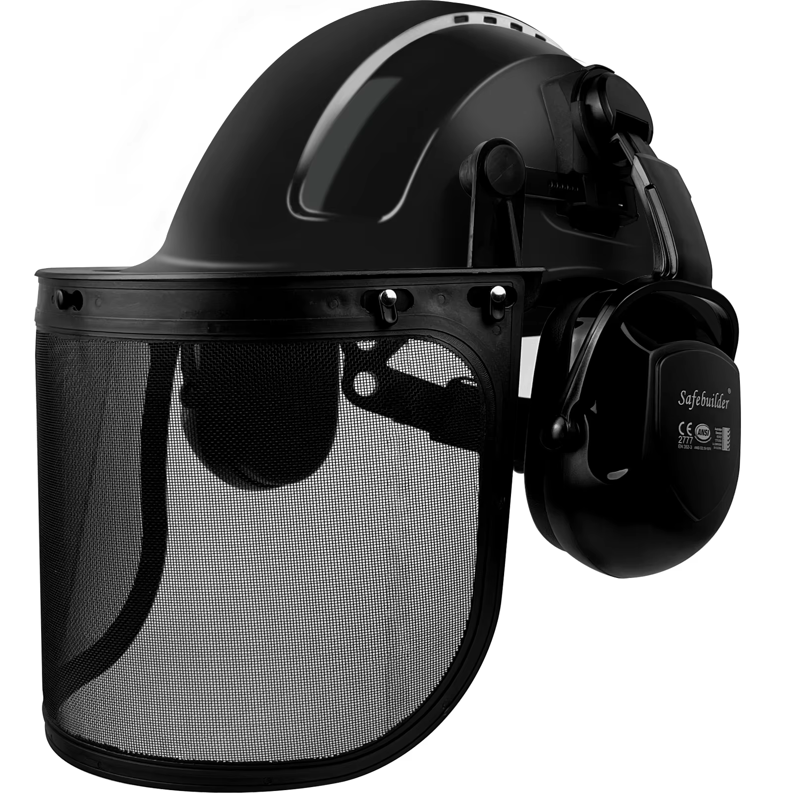 Forestry Helmet Chainsaw Tree Surgeon Hard Hat w/ Face Shield Ear Muffs