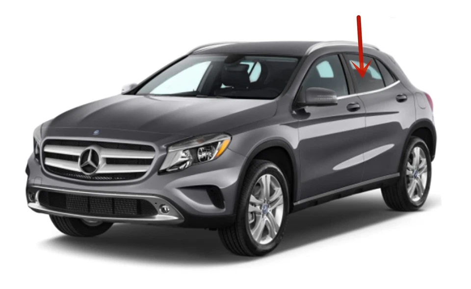 Mercedes Benz GLA250 GLA45 AMG 2015-2020 Rear Left Window Glass — 第 2/2 张图片