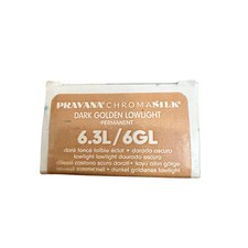 PRAVANA ChromaSilk Permanent Hair Color 6.3L / 6GL Dark Golden Lowlight 3oz NWT