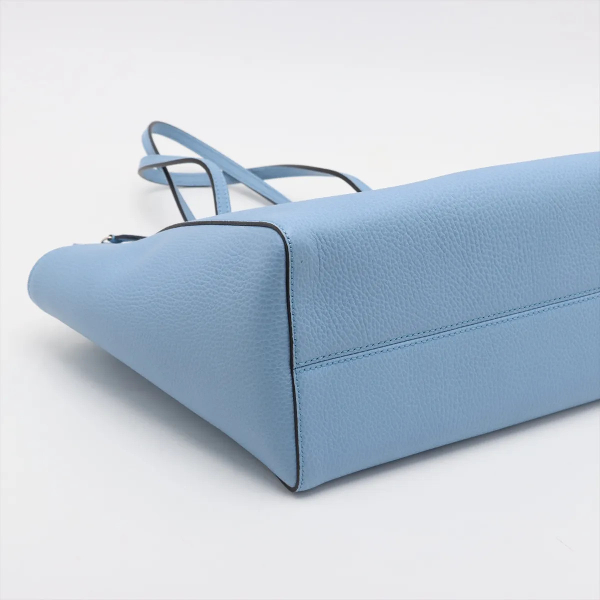 Gucci Swing Leather Tote bag Blue - # image 4