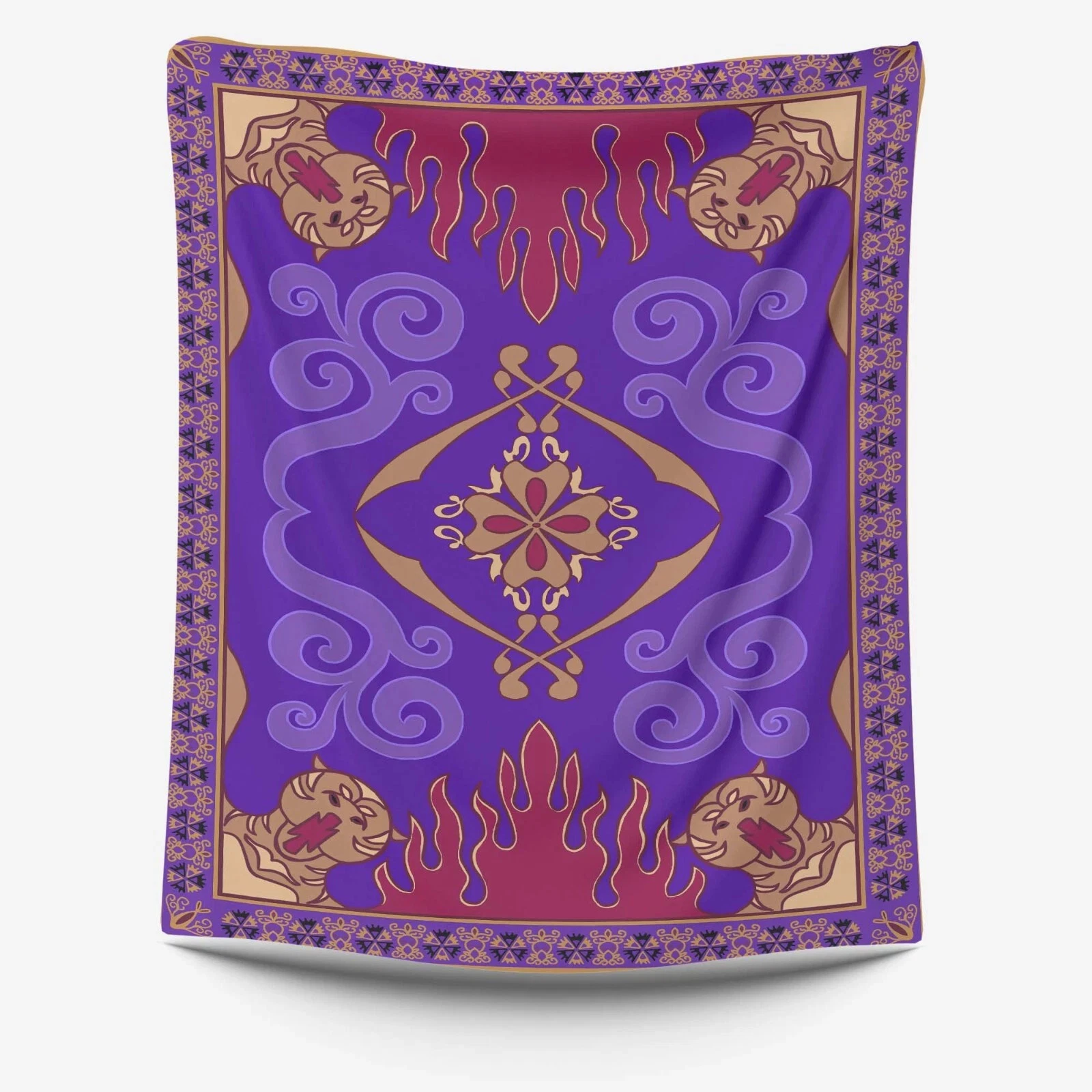 Aladdin Magic Blankets, Aladdin Flying Blankets, Purple Magic Blanket