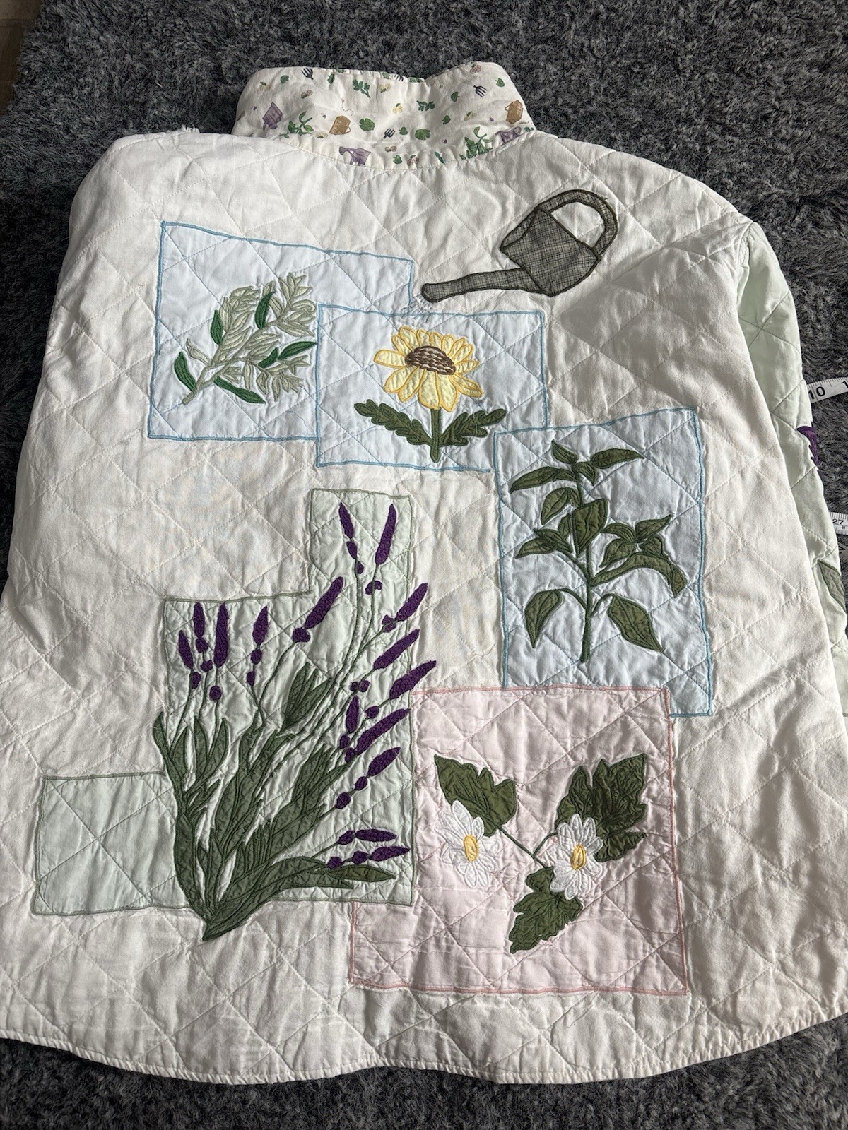 Patch Magic Quilted cotton jacket  Garden - image 12