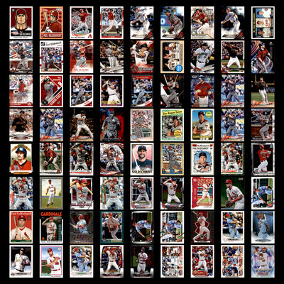 Paul Goldschmidt Lot 72 Different Baseball Cards 2013-2023 D'backs/Cardinal