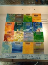 UROBOROS ART GLASS SAMPLES WORLDS FINEST GLASS VINTAGE ORIGINALS 16 PCS 