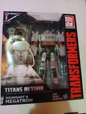 2016 Transformers Titans Return DOOMSHOT & MEGATRON Voyager Class NISB